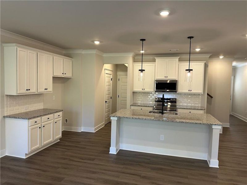 Furnished interior view inside a new home in Millstone at Mundy Mill, Gainesville (Image 11). Furnished interior view inside a new home in Millstone at Mundy Mill, Gainesville (Image 11).