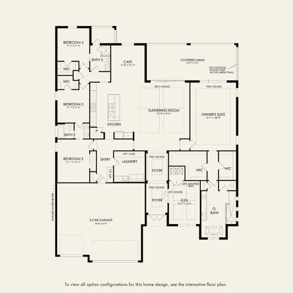 2D floor plan layout for the Oakley by DiVosta in Canter, Wellington, FL (Image 3). 2D floor plan layout for the Oakley by DiVosta in Canter, Wellington, FL (Image 3).