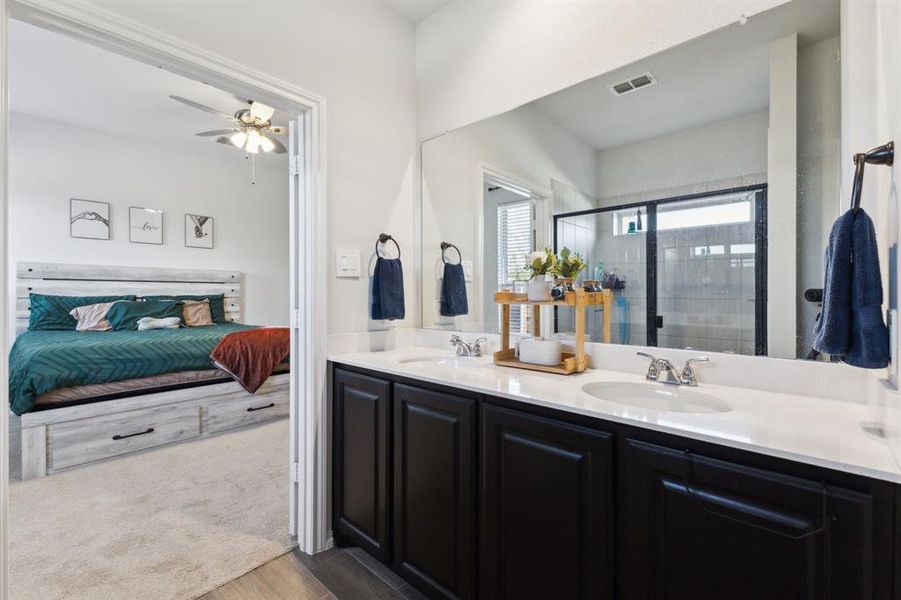 Furnished interior view inside a new home in Solterra, Mesquite (Image 3). Furnished interior view inside a new home in Solterra, Mesquite (Image 3).