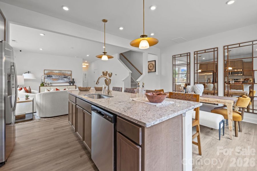 Representative Photo from Model - Kitchen and Dining Area