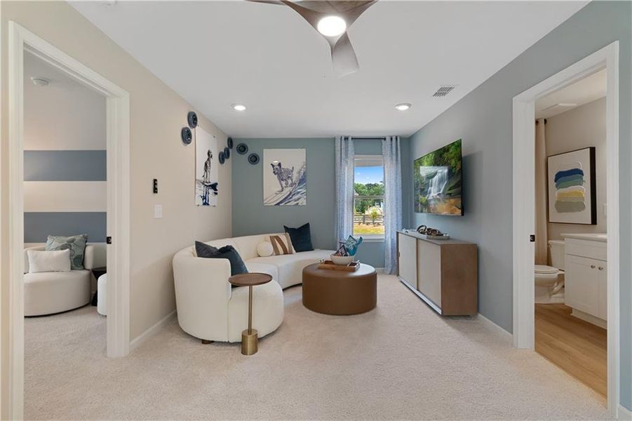 Furnished interior view inside a new home in Abbotts Crossing, Conyers (Image 36).
