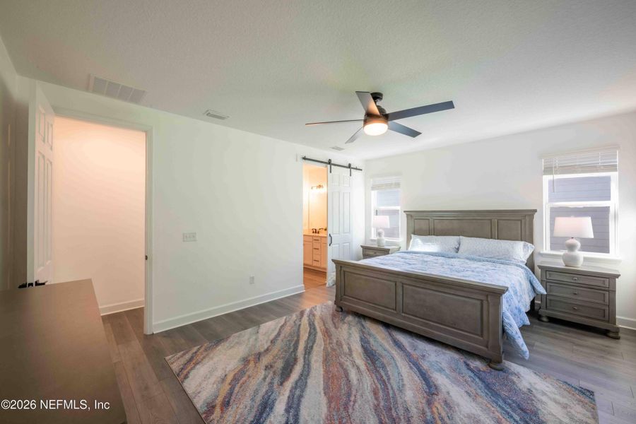 Furnished interior view inside a new home in Tributary, Yulee (Image 6). Furnished interior view inside a new home in Tributary, Yulee (Image 6).