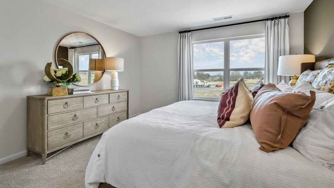 Furnished interior view inside a new home in North Village Townes, Greensboro (Image 19).