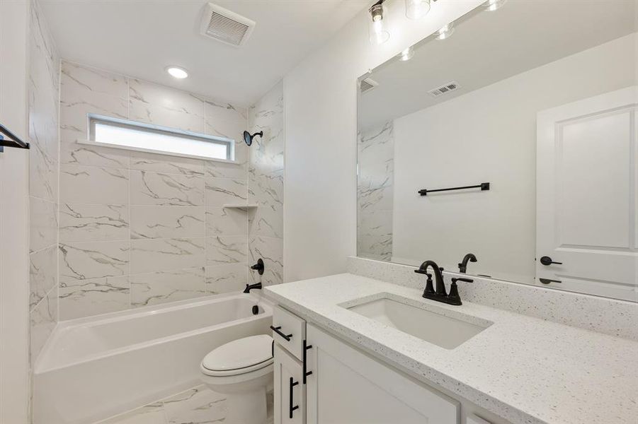 Furnished interior view inside a new home in Willow Wood Classic 50, McKinney (Image 12).