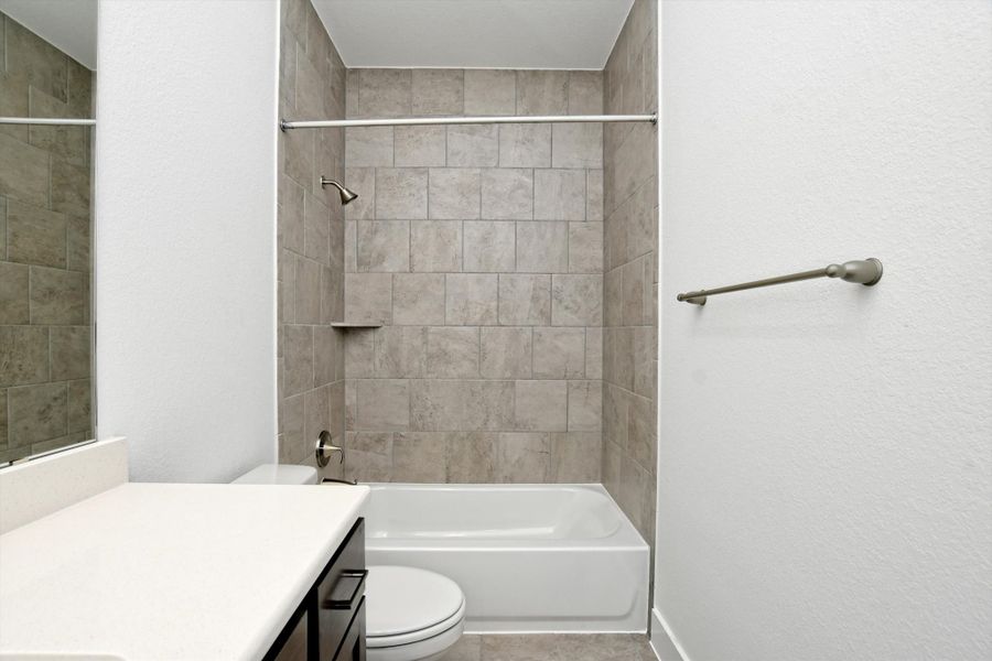 Furnished interior view inside a new home in The Hollows, Jonestown (Image 19).