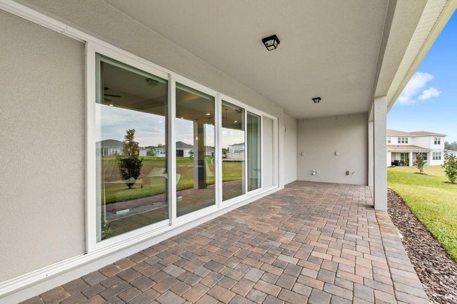 Exterior details and patio area of a home in Foothills Preserve, Mount Dora (Image 3).