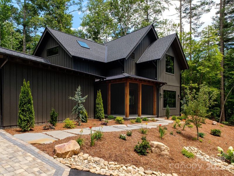 Look up from driveway