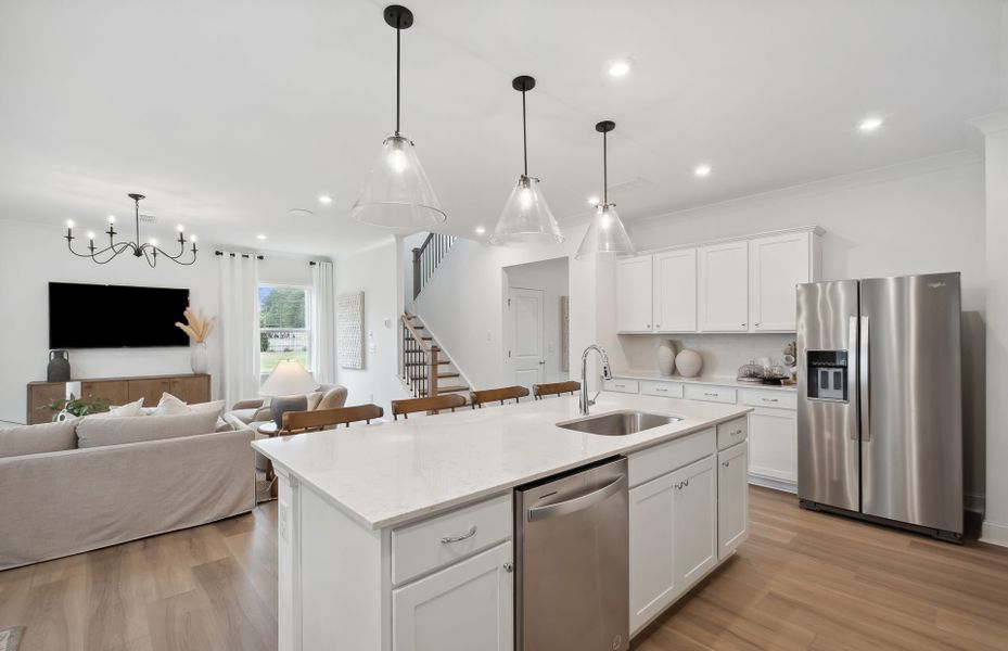 Furnished interior view inside a new home in Hamilton Place, Cartersville (Image 10).