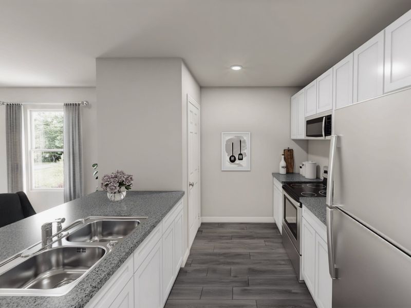 Representative furnished interior of a home built from the Jefferson by National HomeCorp in Canal Walk, Roanoke Rapids (Image 6).