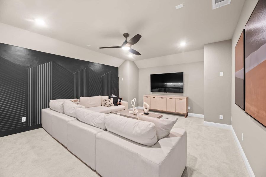Furnished interior view inside a new home in Sweetgrass, Haslet (Image 29).