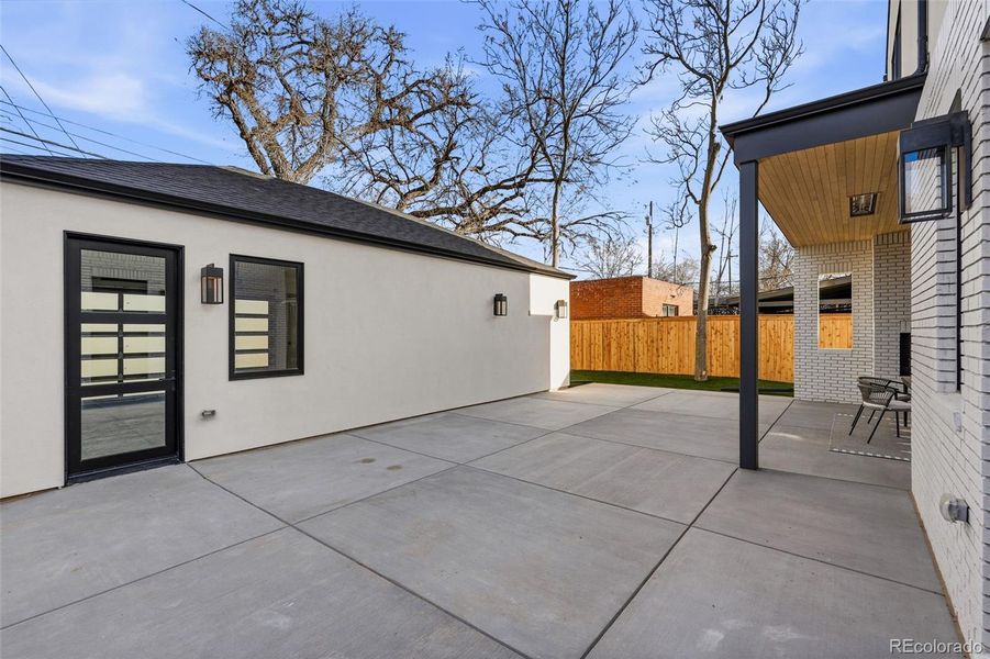 Exterior details and patio area of a home in , Denver (Image 27).