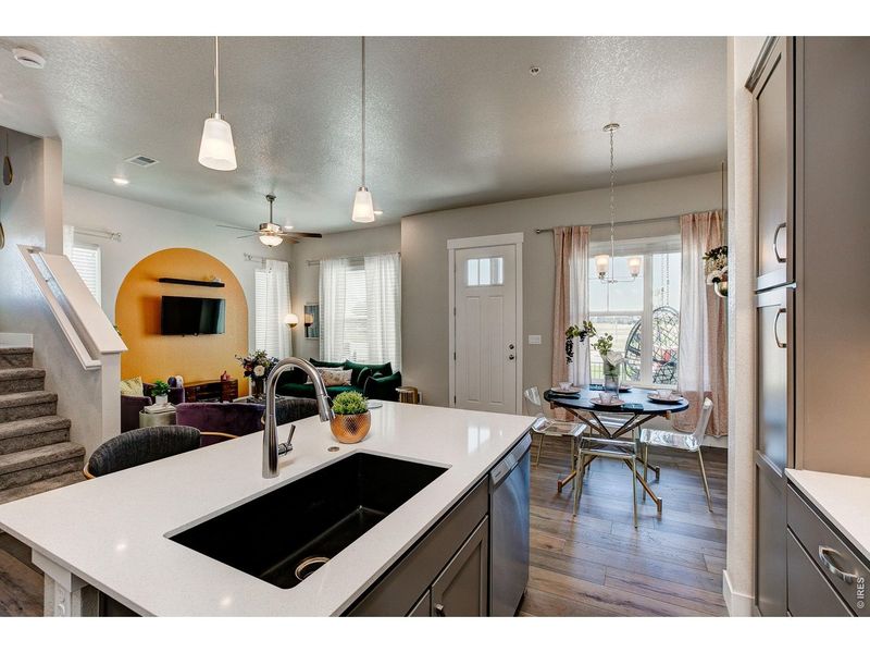 Furnished interior view inside a new home in Highlands at Fox Hill - Discovery, Longmont (Image 8).