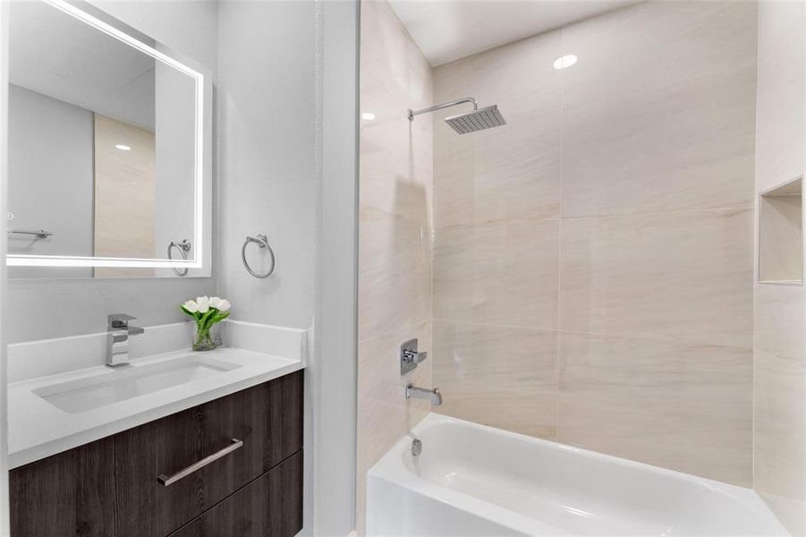 Furnished interior view inside a new home in , Fort Worth (Image 7). Furnished interior view inside a new home in , Fort Worth (Image 7).