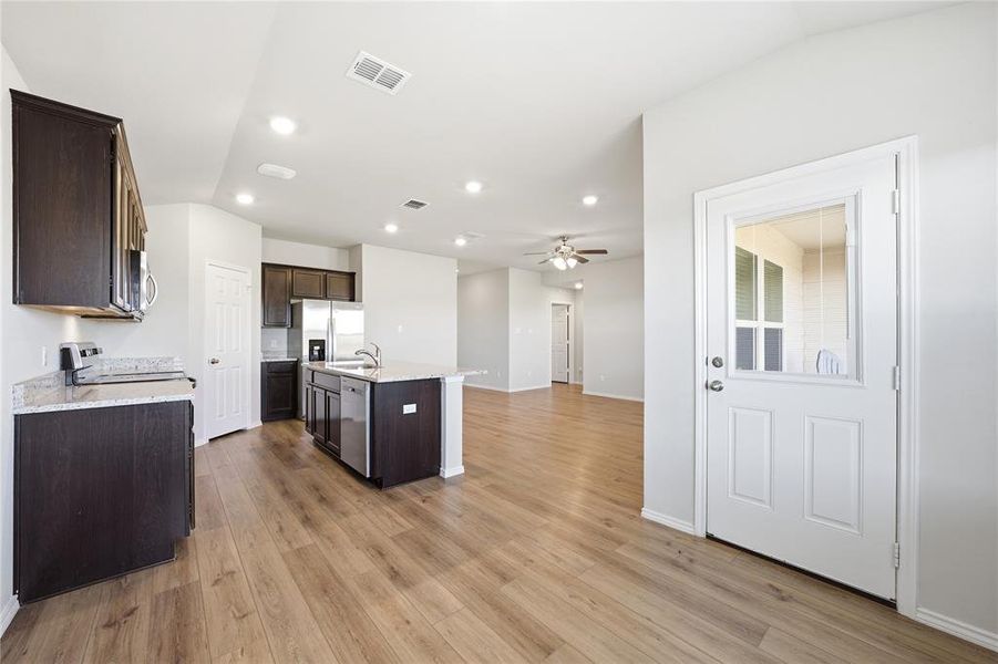 Furnished interior view inside a new home in , Waco (Image 11).
