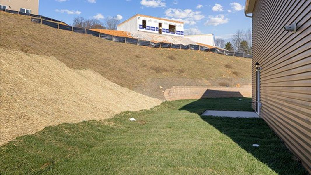 Exterior details and patio area of a home in Polo Fields, Kingsport (Image 3).