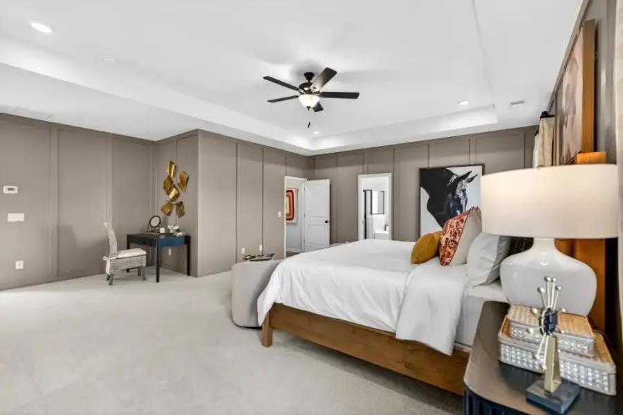 Furnished interior view inside a new home in Allen Manor, Hoschton (Image 16).