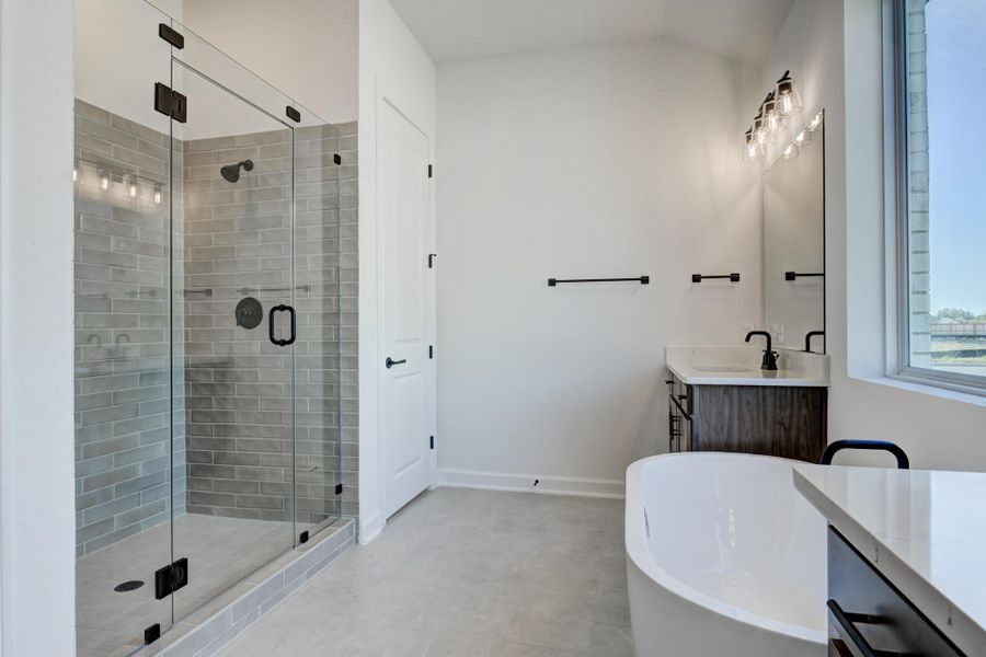 Representative furnished interior of a home built from the Kerrville by Ashton Woods in The Heritage at Saddlebrook Ranch 70's, Schertz (Image 9).