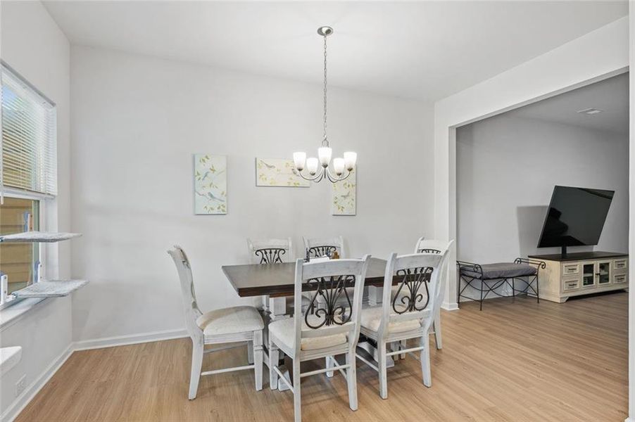 Furnished interior view inside a new home in , Cartersville (Image 19).