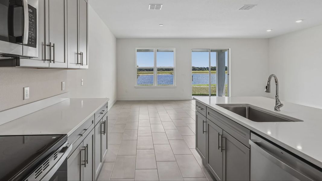 Furnished interior view inside a new home in Ardisia Park, New Smyrna Beach (Image 9).