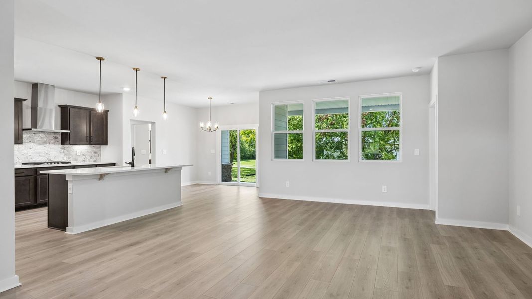 Representative unfurnished interior of a home built from the Ansley by D.R. Horton in Harvest Point, Spring Hill (Image 50).