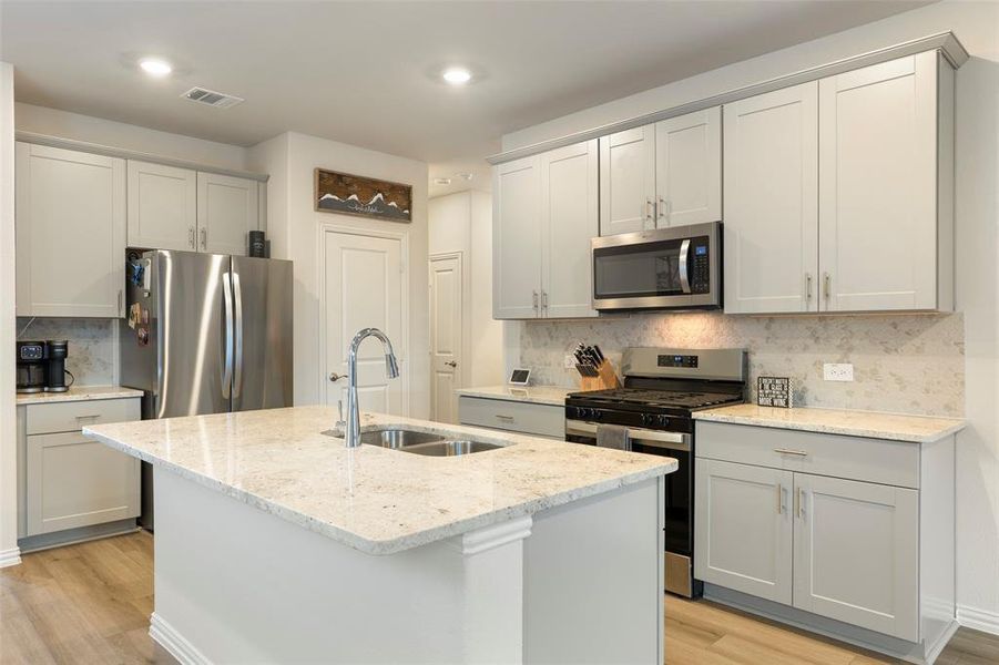 Furnished interior view inside a new home in Lakehaven - Spring Series, Farmersville (Image 7).