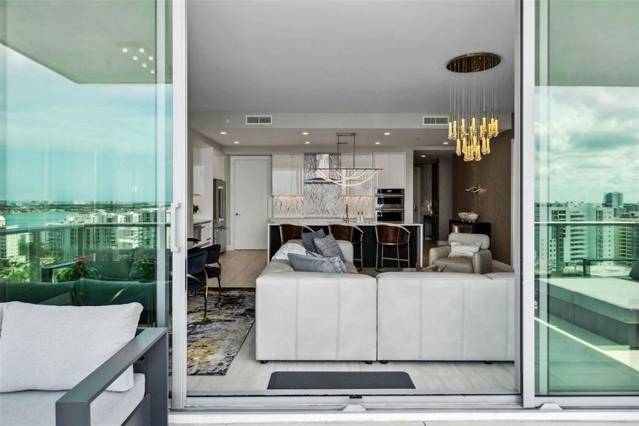 Furnished interior view inside a new home in , Sarasota (Image 21).