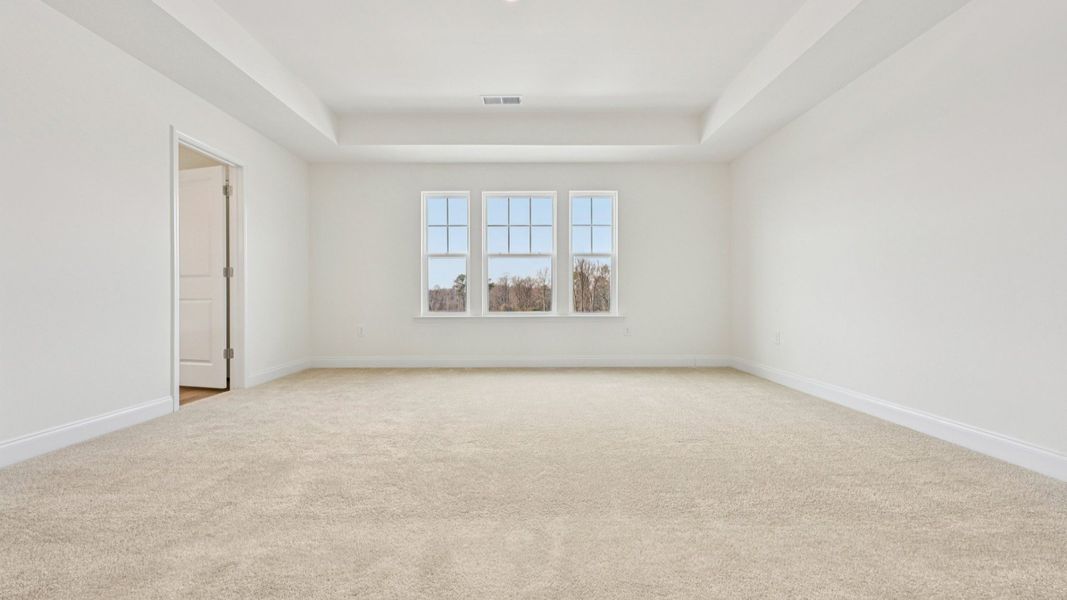 Representative furnished interior of a home built from the Merlot by DRB Homes in Station Pointe, Angier (Image 17).