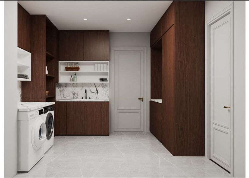 Furnished interior view inside a new home in , Frisco (Image 8).