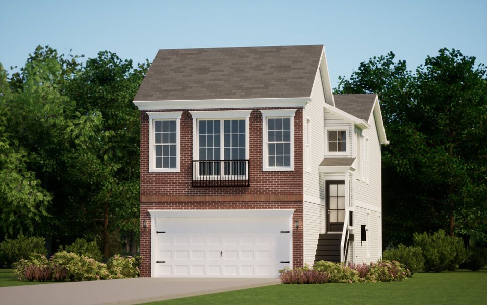 Representative exterior photo of a completed home built from the The Langdon by Rosehaven Homes in Magnolia Village, San Antonio, TX (Image 3).