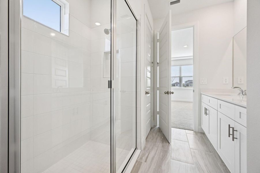 Furnished interior view inside a new home in Brystol at Wylder - Reserve Series, Port St. Lucie (Image 13).