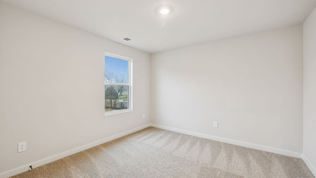 Representative unfurnished interior of a home built from the Dijon B by D.R. Horton in Harvest Point, Spring Hill (Image 27). Representative unfurnished interior of a home built from the Dijon B by D.R. Horton in Harvest Point, Spring Hill (Image 27).