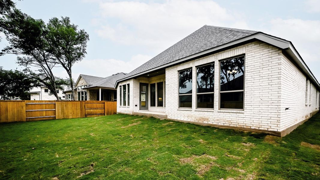 Exterior details and patio area of a home in 6 Creeks, Kyle (Image 4). Exterior details and patio area of a home in 6 Creeks, Kyle (Image 4).