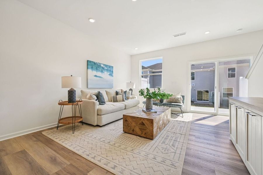 Furnished interior view inside a new home in Aster Ridge, Durham (Image 4).