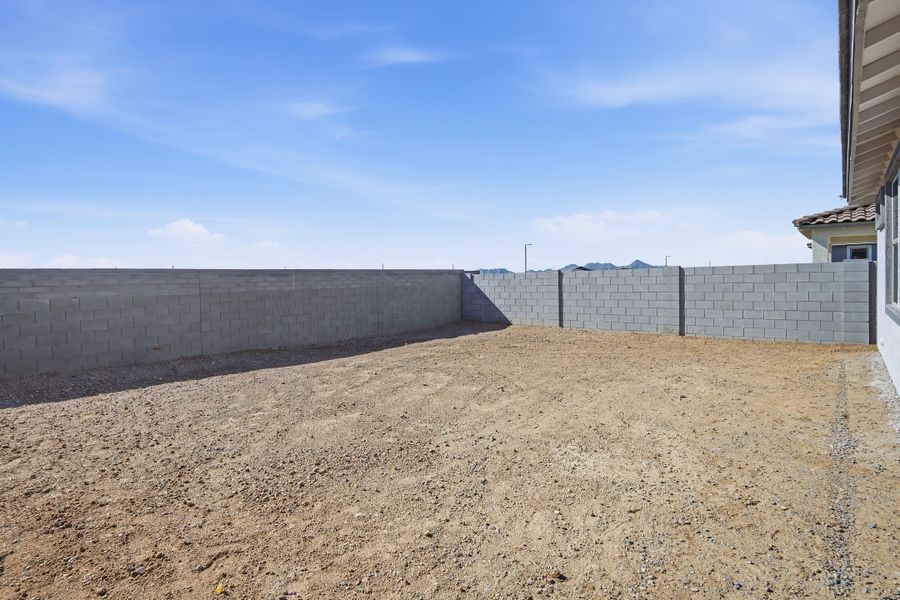 Exterior details and patio area of a home in Willows at Bella Vista Farms, San Tan Valley (Image 3).
