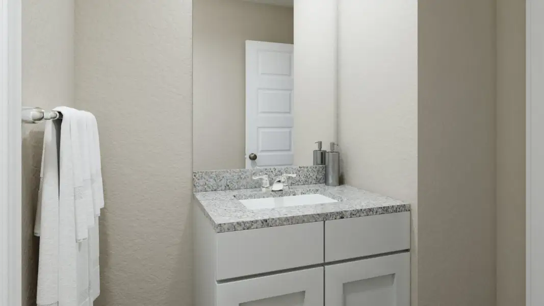 Representative interior finishes for a home built from the The Emerald by Legend Homes in River's Edge, Conroe (Image 22).