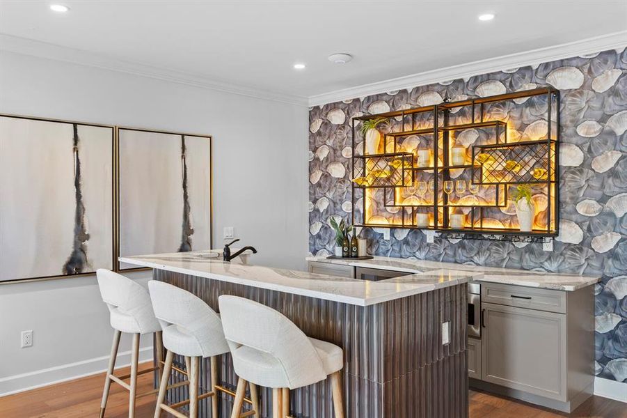 Furnished interior view inside a new home in , Tampa (Image 37).