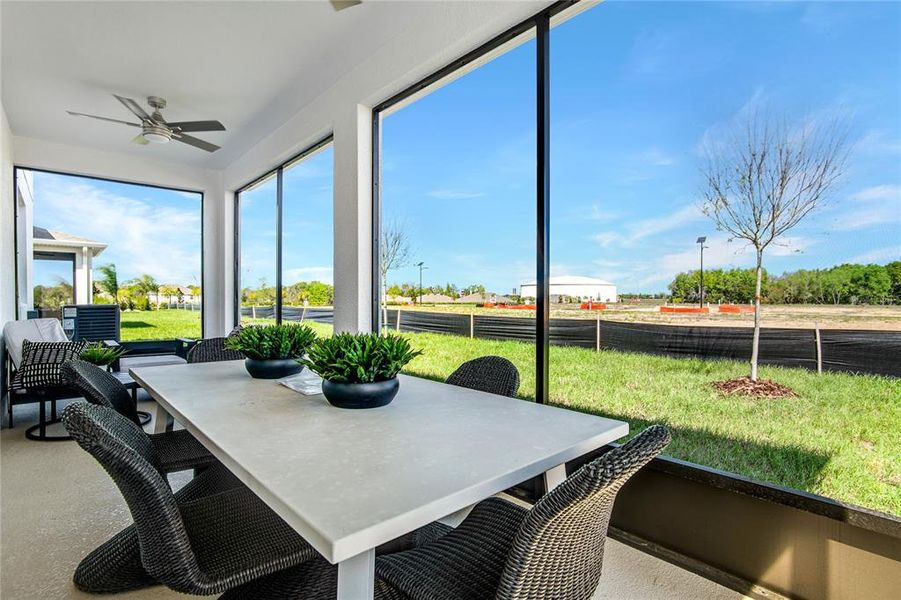 Exterior details and patio area of a home in Seaport Village, Tavares (Image 3). Exterior details and patio area of a home in Seaport Village, Tavares (Image 3).