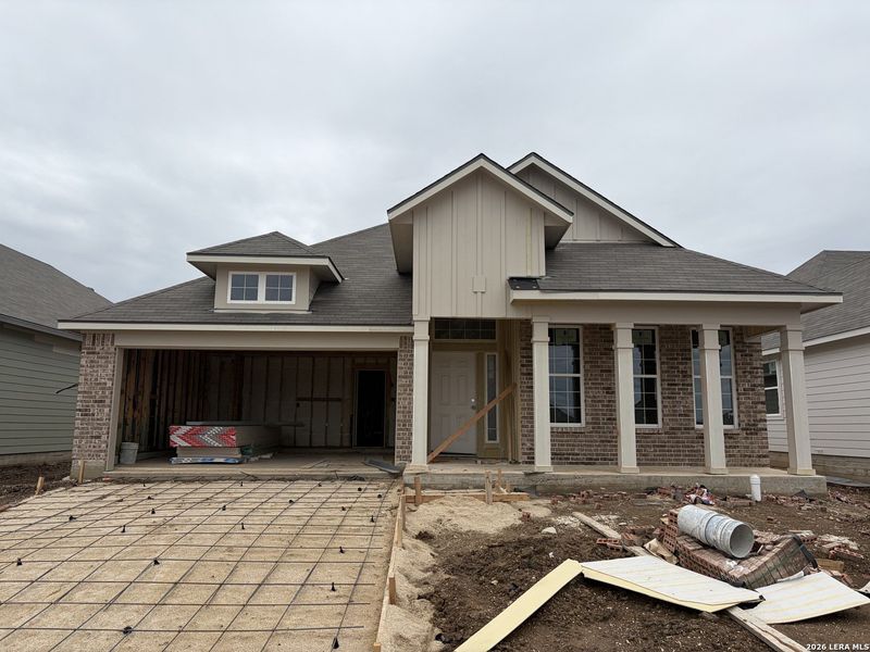 In-progress construction of a new home in Arroyo Ranch, Seguin, TX (Image 10).