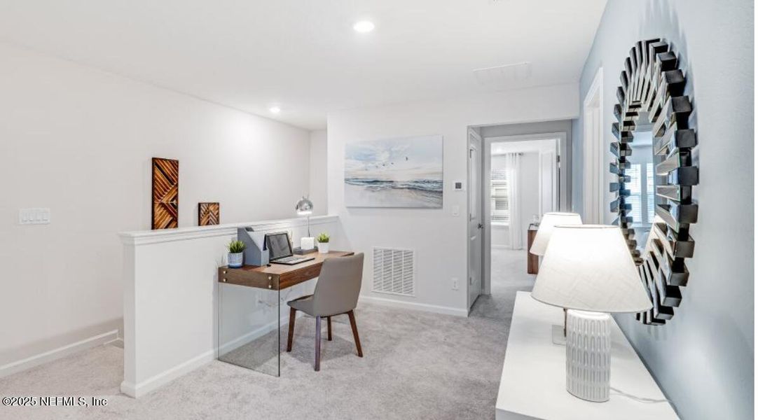 Furnished interior view inside a new home in , St. Johns (Image 12).