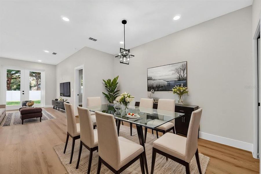 Furnished interior view inside a new home in , Brooksville (Image 7).
