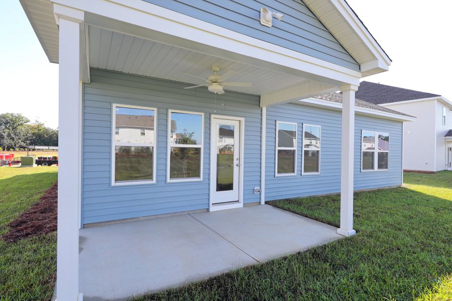 Exterior details and patio area of a home in Garden Grove, Conway (Image 21).