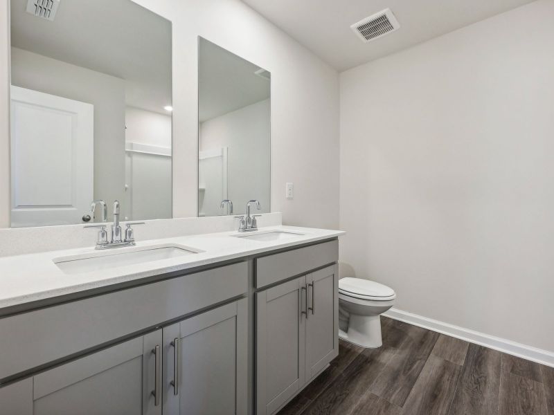 Furnished interior view inside a new home in Parkside at Grayson, Grayson (Image 6).
