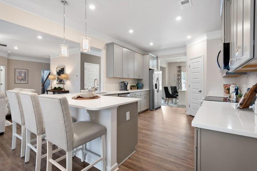 Furnished interior view inside a new home in Jones Ridge, Dallas (Image 25).