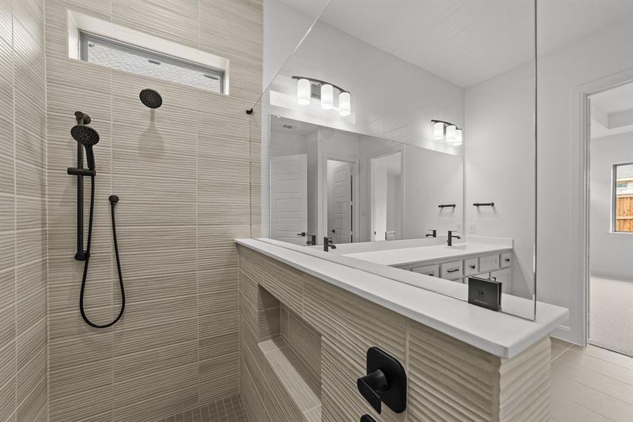 Furnished interior view inside a new home in South Pointe  Cottage Series, Mansfield (Image 11).