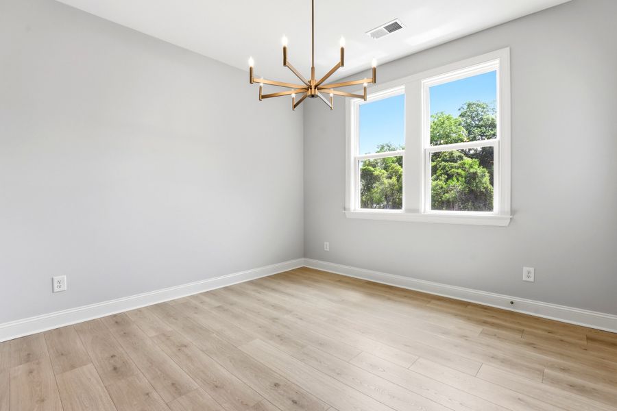 Representative unfurnished interior of a home built from the The Lofton by RobuckHomes in Downtown Wilmington Collective, Wilmington (Image 111).
