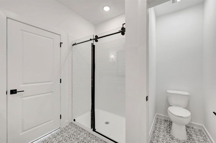 Furnished interior view inside a new home in Aspire at Noble Ridge, Howe (Image 7).