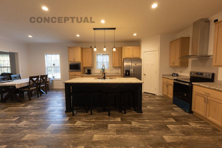 Furnished interior view inside a new home in , Early Branch (Image 5).