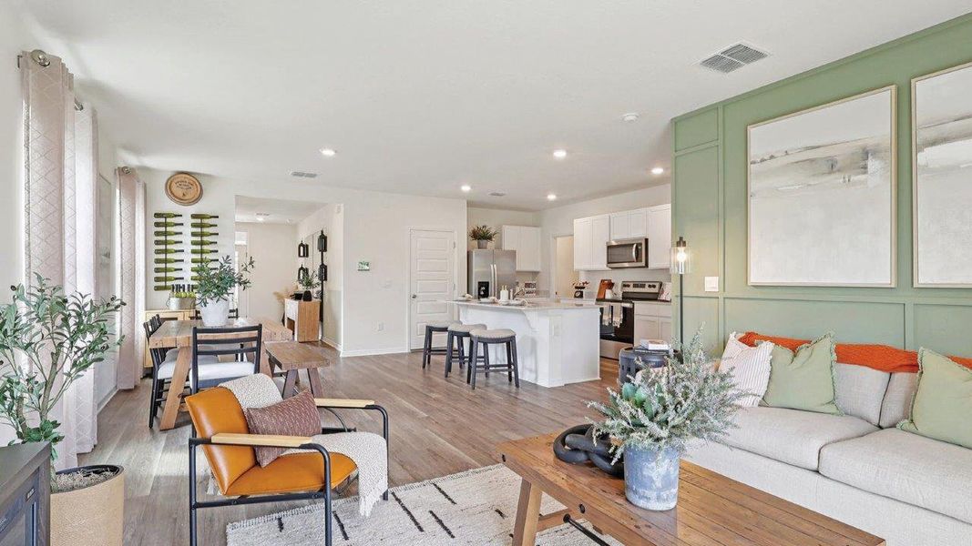 Furnished interior view inside a new home in Crosswinds, Haines City (Image 6).