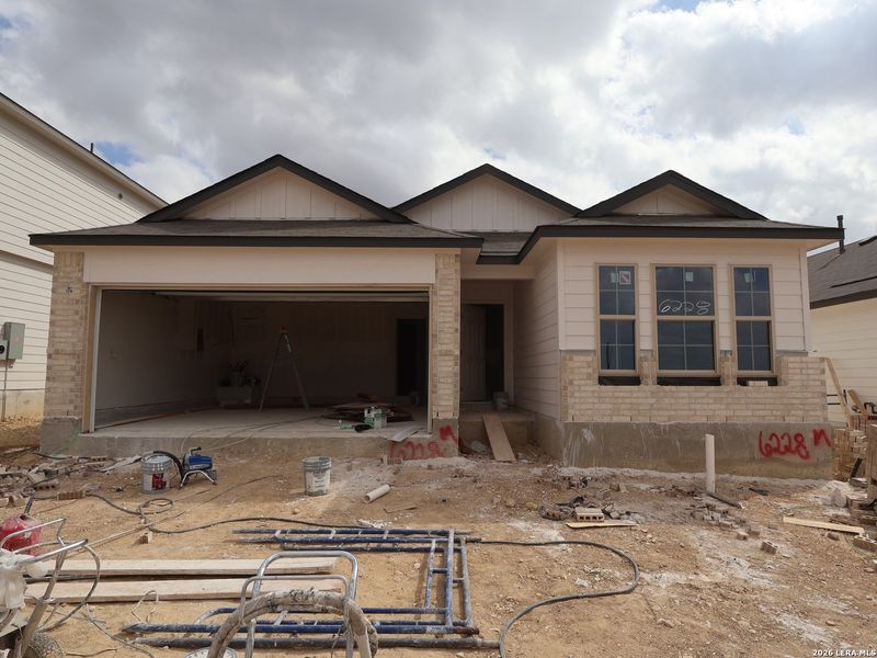 In-progress construction of a new home in Mesquite Ridge, San Antonio, TX (Image 33). In-progress construction of a new home in Mesquite Ridge, San Antonio, TX (Image 33).