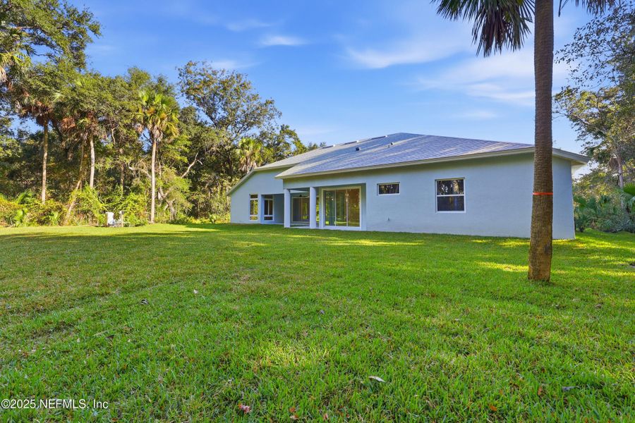 Exterior details and patio area of a home in , Flagler Beach (Image 20). Exterior details and patio area of a home in , Flagler Beach (Image 20).